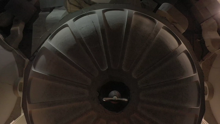 Dome of Quba Mosque in Medina, interior shot.