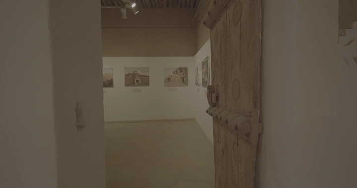 Interior of Al Masmak Fort in Riyadh, calm indoor shot.