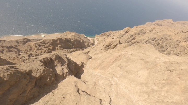 وادي طيب اسم في تبوك، لقطة جوية.