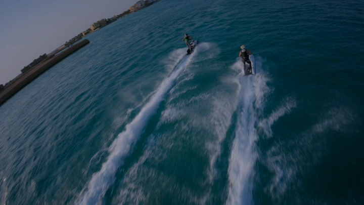 دبابات بحرية في جدة،  لقطة جوية.