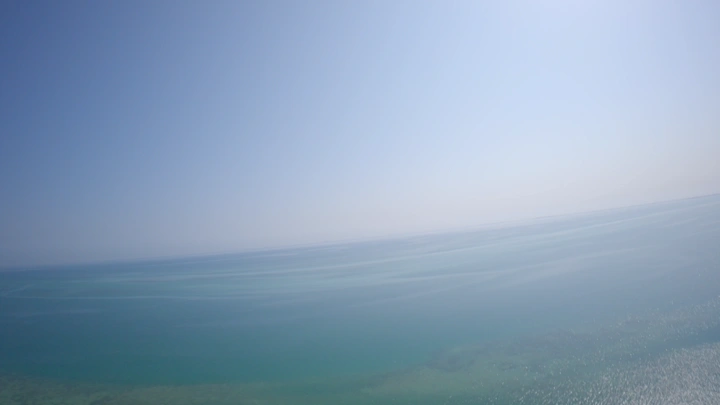 شاطئ الدمام في المنطقة الشرقية، لقطة جوية