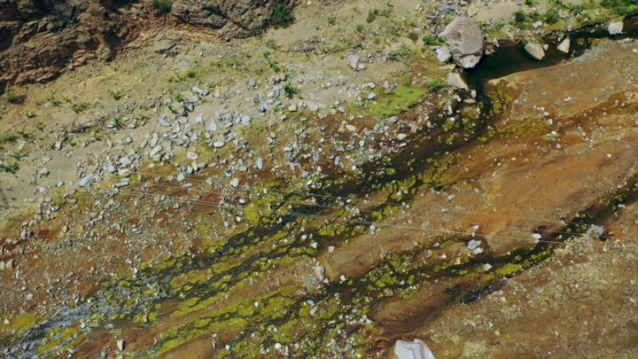 The death valley in the valley of life in Tihama, an aerial shot.