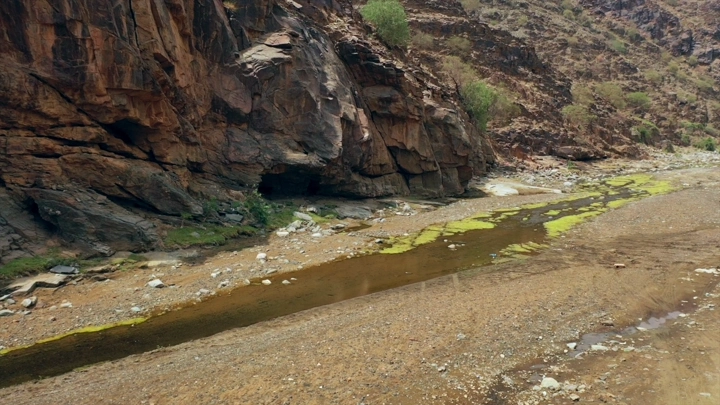 The death valley in the valley of life in Tihama, an aerial shot.