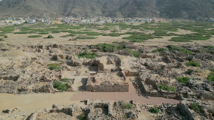 الأخدود في نجران، لقطة جوية .