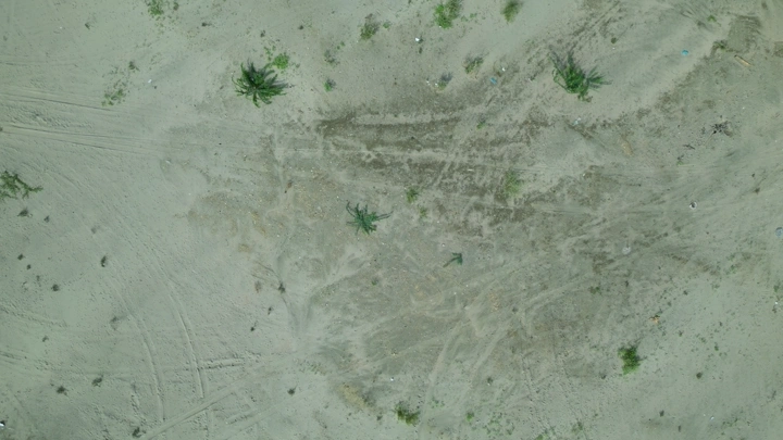 أرض زراعية في جيزان من الأعلى، لقطة جوية.