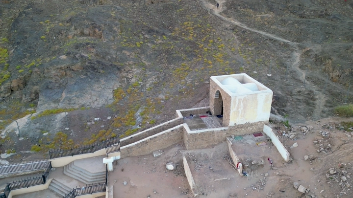 المساجد السبعه في المدينة المنورة، لقطة جوية.