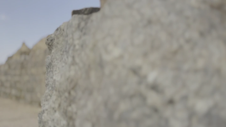 نقوش صخرية في نجران، تصوير قريب .