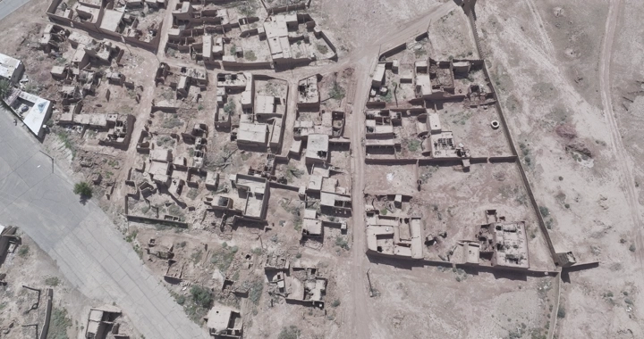 منظر جوي لرياض الخبراء القديمة، تصوير جوي.