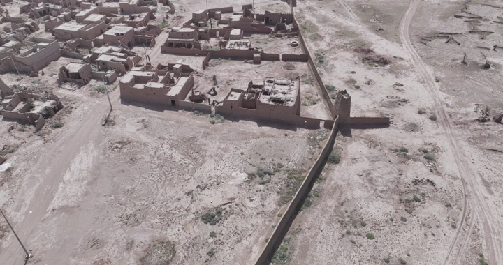 لقطة جوية لرياض الخبراء القديمة.