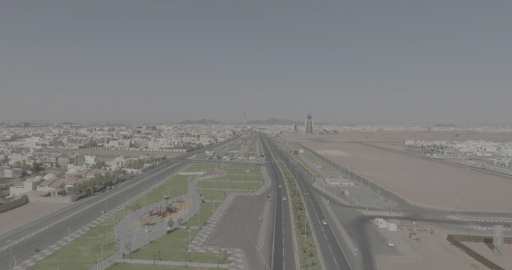 منظر جوي لحديقة الفجر وصبابة حائل، تصوير جوي.