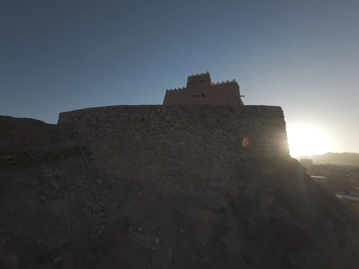 قلعة أعيرف في حائل، لقطة FPV.